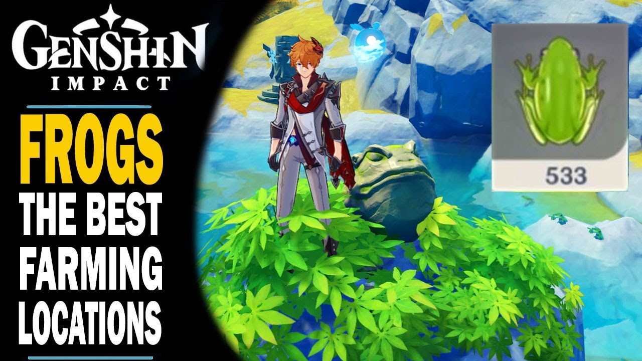 GENSHIN IMPACT - THE BEST LOCATIONS TO FIND FROGS - 10 LOCATIONS - AN