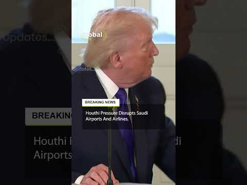 Video Trump Watches Saudi Aviation Crisis as Houthi Pressure Intensifies Rapidly.
