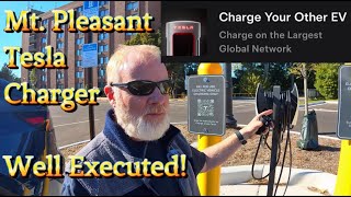 Mt Pleasant Tesla Destination Charger Review - Charge Your Non-Tesla Too