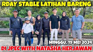 RDAY STABLE LATIHAN BARENG BERSAMA NATASHA HERJAWAN ATLET JUARA NASIONAL OLAHRAGA BERKUDA  DI JPEC 🐴