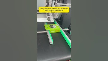 Fully automatic labeling machine, the king of efficiency #agent #factory #smallindustries
