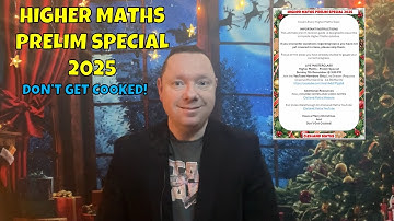 The Ultimate Higher Maths Prelim Revision Guide 2025