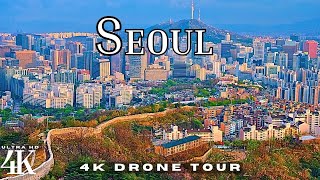 Seoul South Korea 4K Ultra Hd 60Fps Drone Tour
