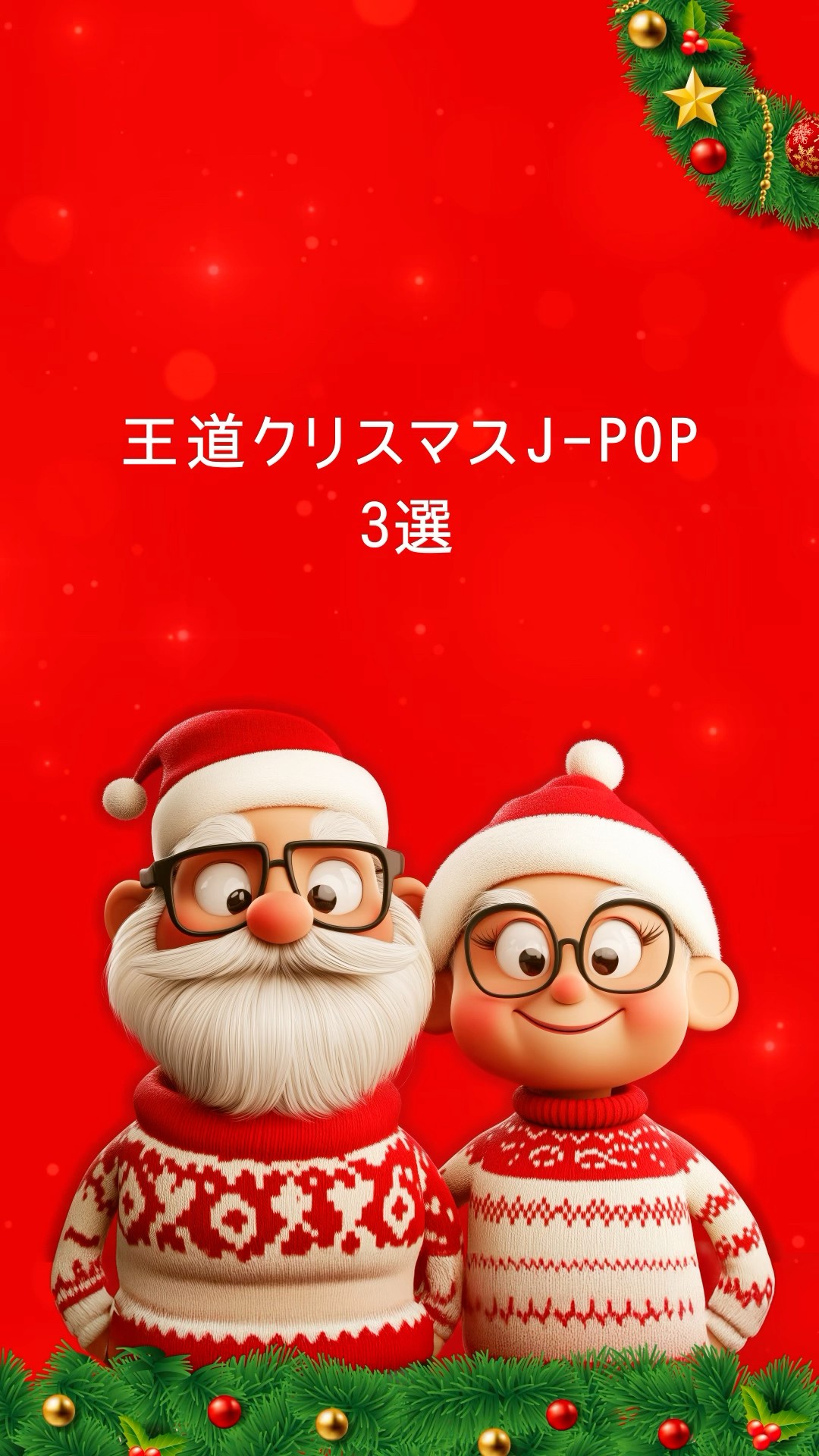#クリスマス 王道 #JPOP ?? ?⌇ #AppleMusic #Spotify #AWA で #プレイリスト 配信中 ?´‐#曲紹介 #おすすめ曲 #音楽