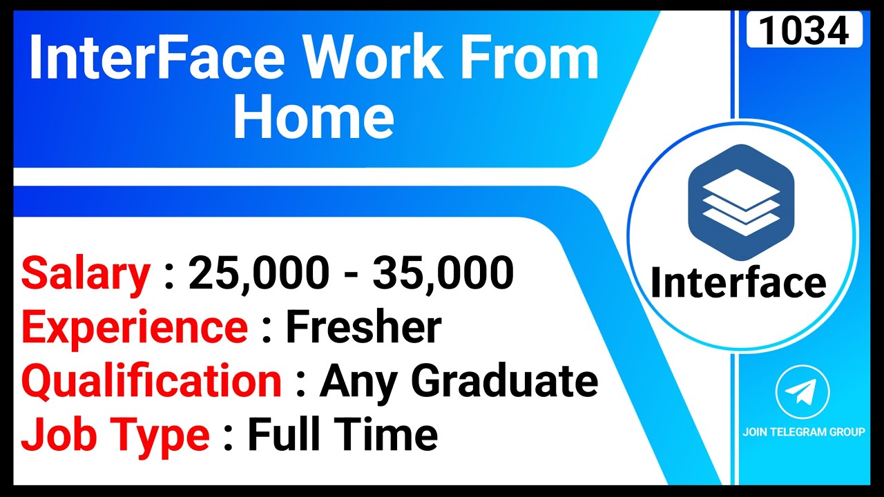 InterFace Work From Home | Online Job Without Investment | Remote Jobs ...