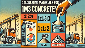 How to calculate material for 1 cubic meter of Concrete | Quantity of materials in concrete