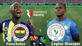 🔴 Fenerbahçe - Çaykur Rizespor | CANLI İZLE |  E-Footbal 2026 | Türkçe Spiker |