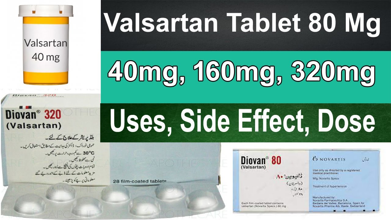 Valsartan 40 Mg 80 Mg 160 Mg 320mg Diovan 80mg Pharmacology Valsartan 40 Mg 80 Mg 160 Mg 320mg Diovan 80mg Pharmacology