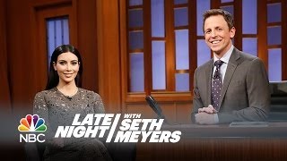 Kim Kardashian Interview - Late Night with Seth Meyers