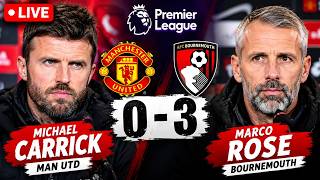 🔴 LIVE | Michael Carrick & Marco Rose Press Conference | Man Utd 0-3 Bournemouth | Premier League