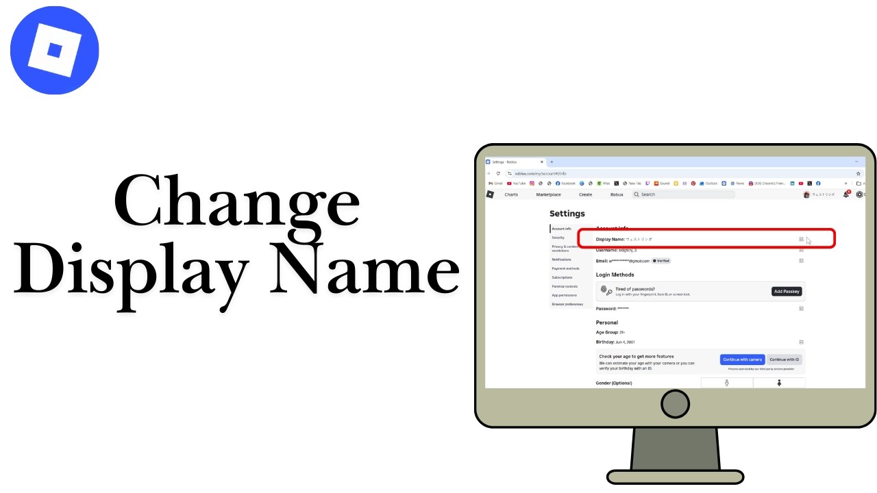 How To Change Display Name In Roblox Without Waiting 7 Days Easy 