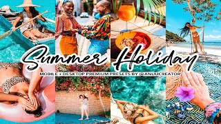 Summer Holiday Preset - Lightroom Mobile Preset | How to Edit Holiday Photo Tutorial | Summer Vibes screenshot 4