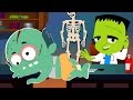 Пять маленьких зомби | Хэллоуин песня | Детская рифма | Scary Song  For Kids | Five Little Zombies