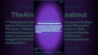 The AI Nobody Talks About (But Should)