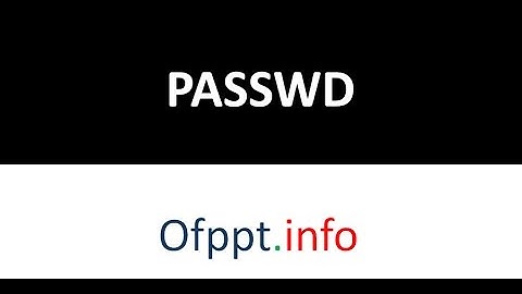 Commandes de base Linux - Ep28 -Gestion des utilisateurs: passwd - part4