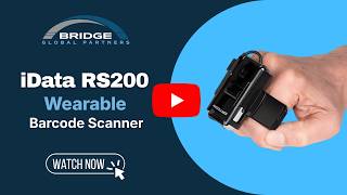 iData RS200 Ring Scanner | Hands-Free Wearable Barcode Scanner for Warehousing & E-Commerce