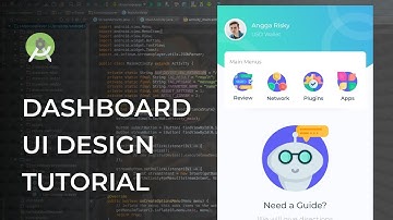 Android Studio Tutorial — Modern Dashboard UI Animation
