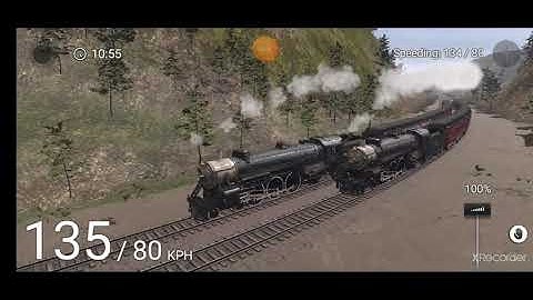 Double Exit with Steam Power - Trainz Sim 3