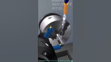 G92 in CNC | What is G92 in Fanuc | #simulator​​ #cnc​#boringOperations​ #cnc #shorts #machine #cnc