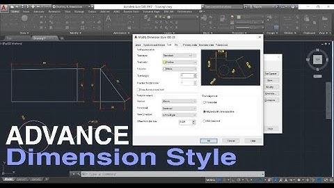 #7 | AutoCAD | Advance Settings of DIMENSION STYLE MANAGER [ALFA DESIGN]