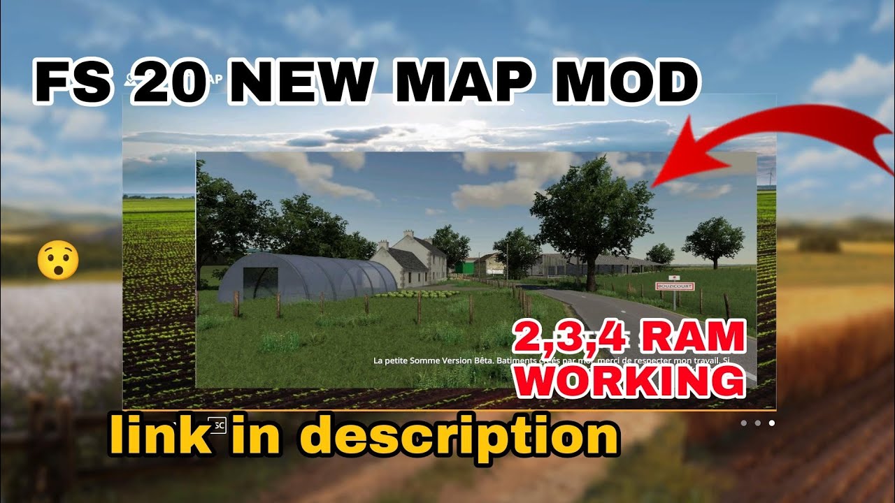 Fs 20 new map mod farming simulator 20 new map