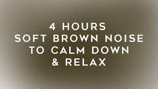 Sleep therapy soothing brown noise loop for infants (4 hours)