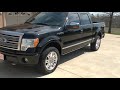 2009 FORD F 150 PLATINUM 4X4 SUPERCREW NAVIGATION LOADED FOR SALE SEE WWW SUNSETMILAN COM