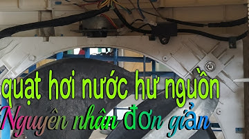quạt hơi nước hư nguồn, nguyên nhân thật đơn giản 👌