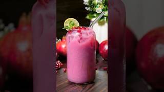 Pomegranate Iced Tea | Refreshing Summer Drink | Healthy &amp; Cooling | Anar Iced Tea Recipe 🍹🔴
