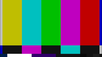 8K 4:3 Test Video (SMPTE Color Bars & White Noise)