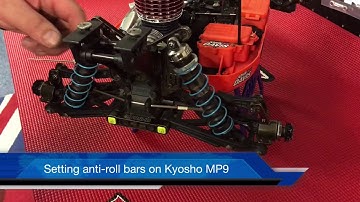 Setting Anti Roll Bars on Kyosho MP9 TKi3