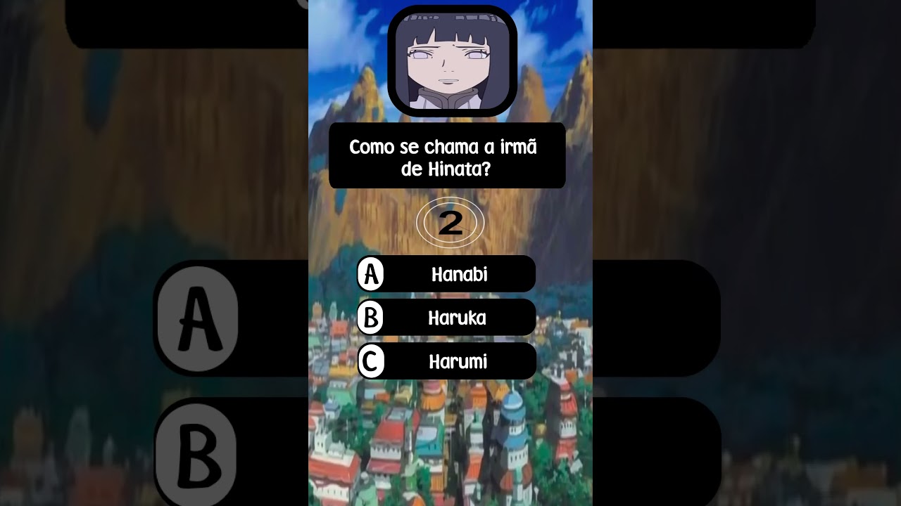 Jogo Quiz Naruto: Sabe tudo sobre a Hinata? no Joguix