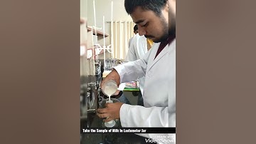 Determination of Specific Gravity of Milk Sample.