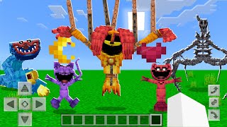 SMILING CRITTERS CARTOON, Poppy Playtime: Chapter 3,4 in MINECRAFT PE (ADDON UPDATE)