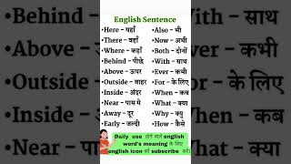vocabulary words english learn || learn english || english speaking practice shorts.