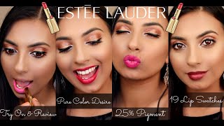 Estee Lauder Pure Color Desire Lipstick Swatches and Review