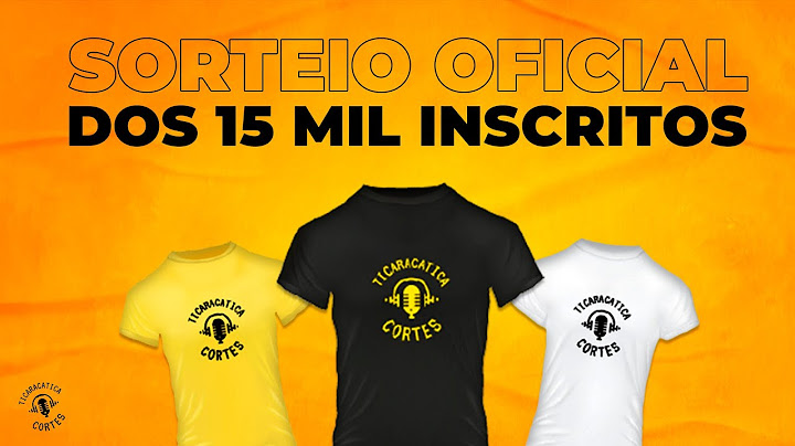 😍 SORTEIO REALIZADO. CONFIRA O VENCEDOR! - TICARACATICAST