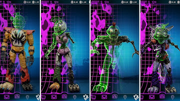 FNAF AR Security Breach Ruin AR Animatronics Workshop Animations