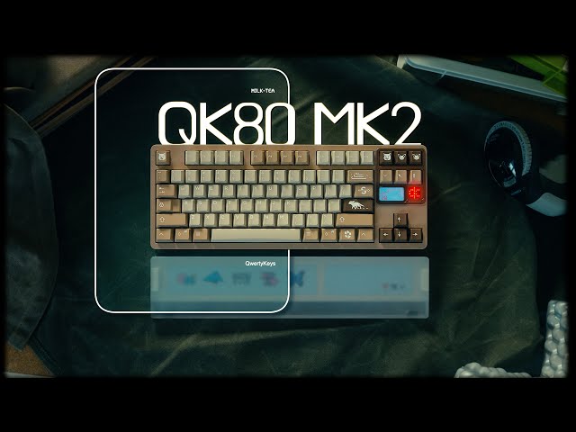 QK80 mk2 WK (bubble tea) 自作キーボード QK80 mk2 WK (bubble tea) 自作キーボード