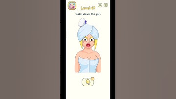 Dop 2 (Delete One Part) Level-67 Calm down the girl #viralvideo #shorts #dop2 #puzzlegame #gaming