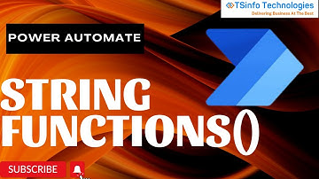 String Functions Power Automate | How to use string functions in Power Automate