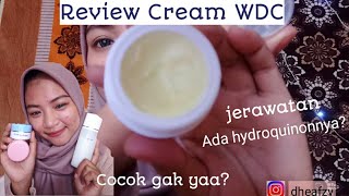 REVIEW CREAM FARMA WDC skincare || WDC spc 5%