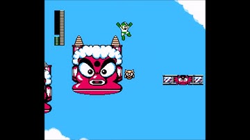 Mega Man Weakness Challenge: Air Man (No Damage, Leaf Shield Only)