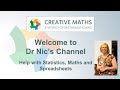 Welcome to dr nics maths and stats