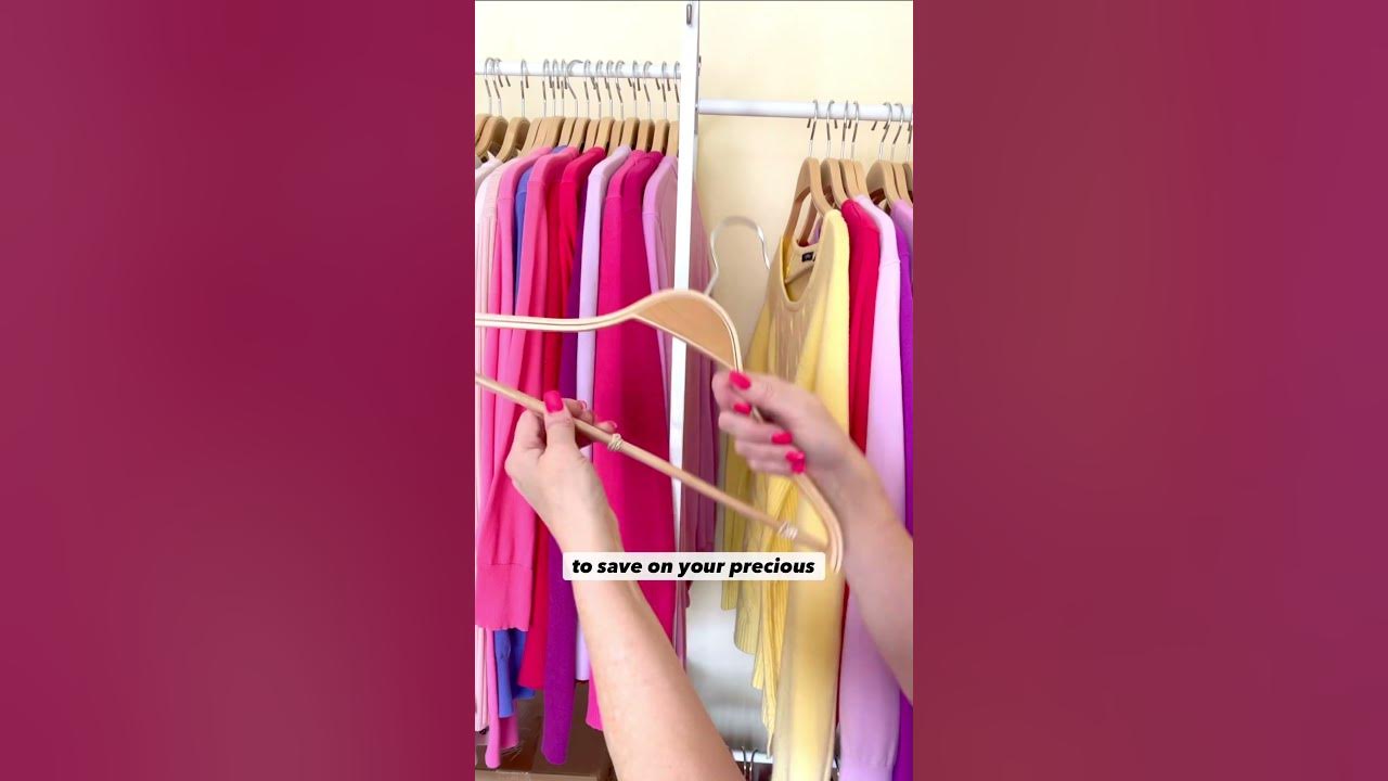 Little Birdie Secrets: how to make a hanger space-saver