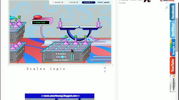 Solution to Plastelina Scales Logic Puzzle Level 1