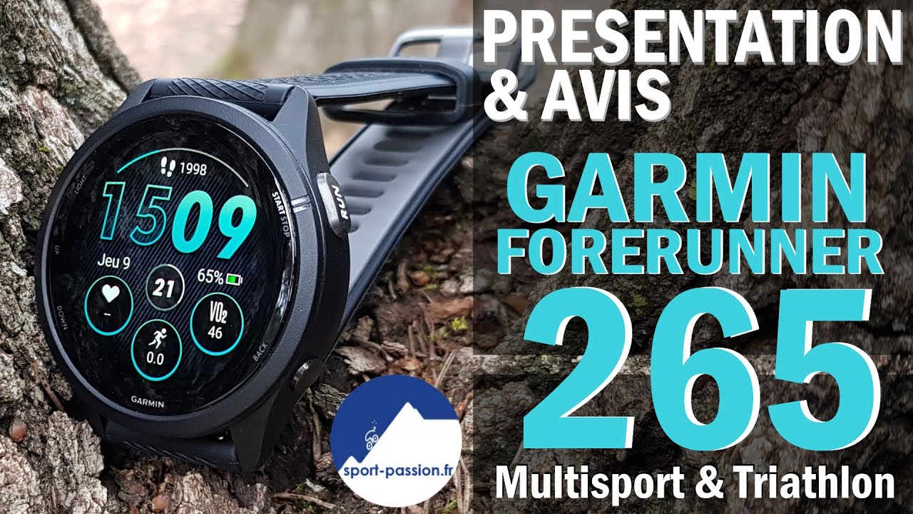 Montre Garmin Forerunner 265 Turqoise