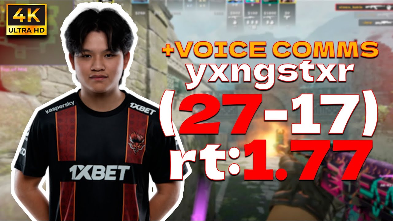 yxngstxr (27-17) rt:1.77 +VOICE COMMS l EU FACEIT RANKED (ancient) | # ...