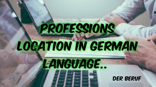 Learngerman germanvocabulary germanforbegineers polyglot | der Beruf | who works where in German