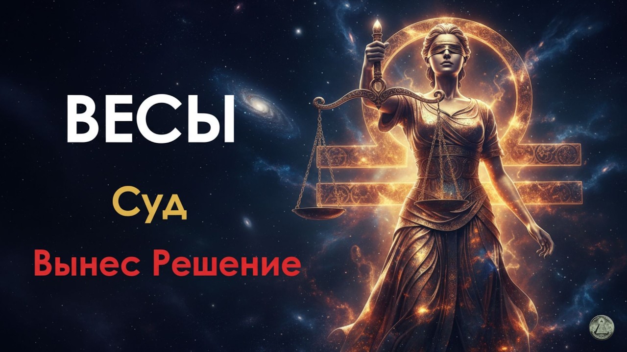 ВЕСЫ: ЧЕРНАЯ ПОЛОСА СМЕНИЛАСЬ НА ЗОЛОТУЮ! Суд Вселенной вынес решение. Новость для Гороскопа Весы